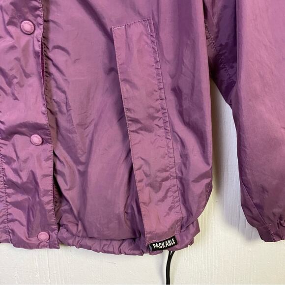 Cabela's Purple Full Zip Mesh Lined Hooded 100% Nylon Jacket Size Small - Picture 5 of 9